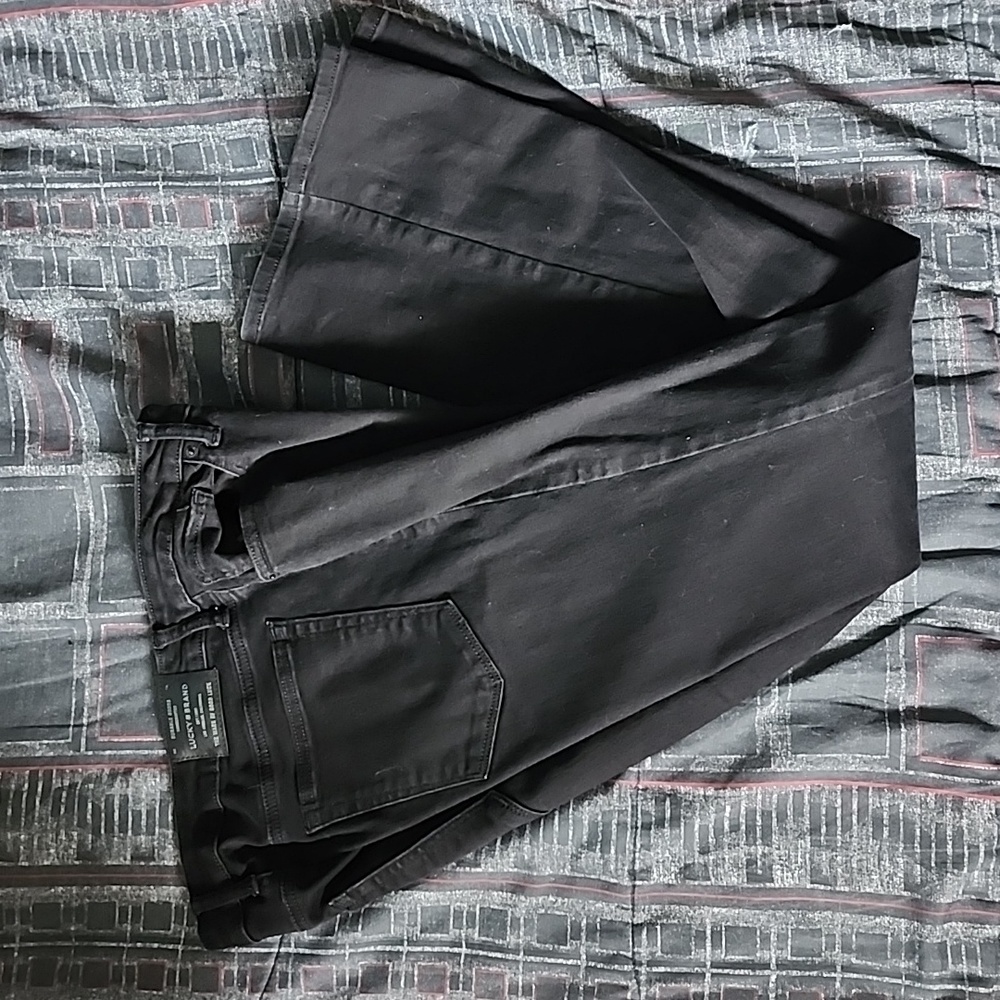 Lucky Brand jeans. Lolita boot cut, size 14. 32in length, black jeans